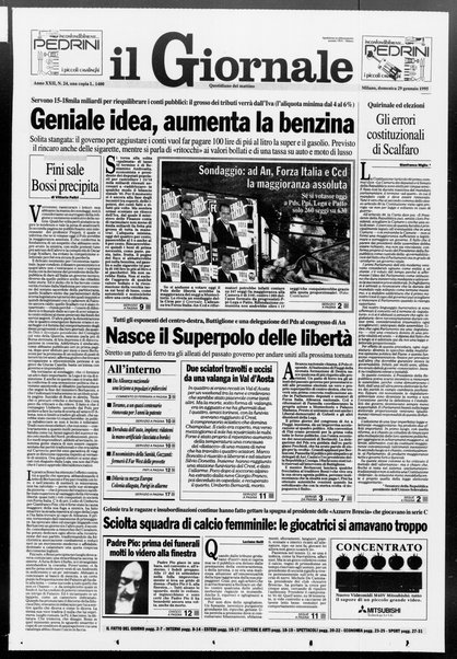 Il giornale : quotidiano del mattino